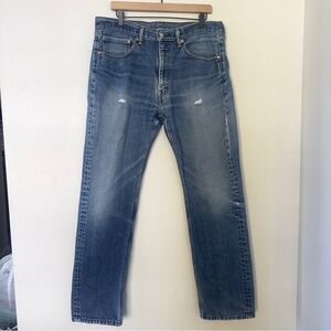 Vintage Levis 505 Jeans Mens 36x34 Blue Regular Fit Straight Leg 100% Cotton